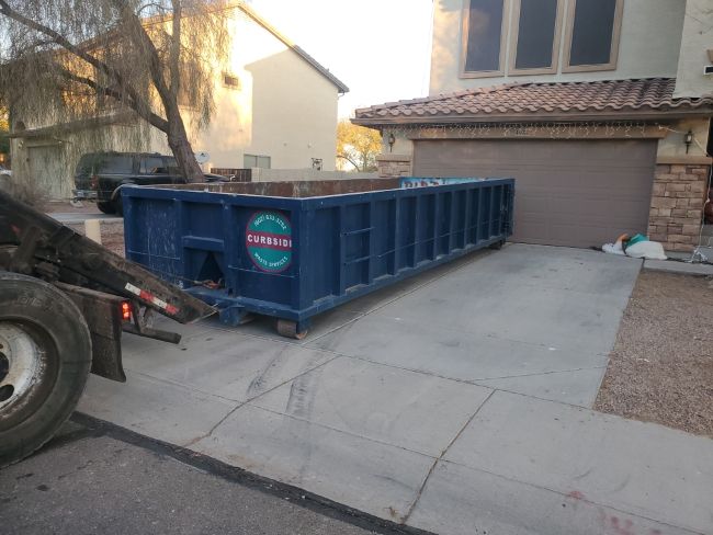 20 yd dumpster rental phoenix - $475/week - Curbside Waste Solutions