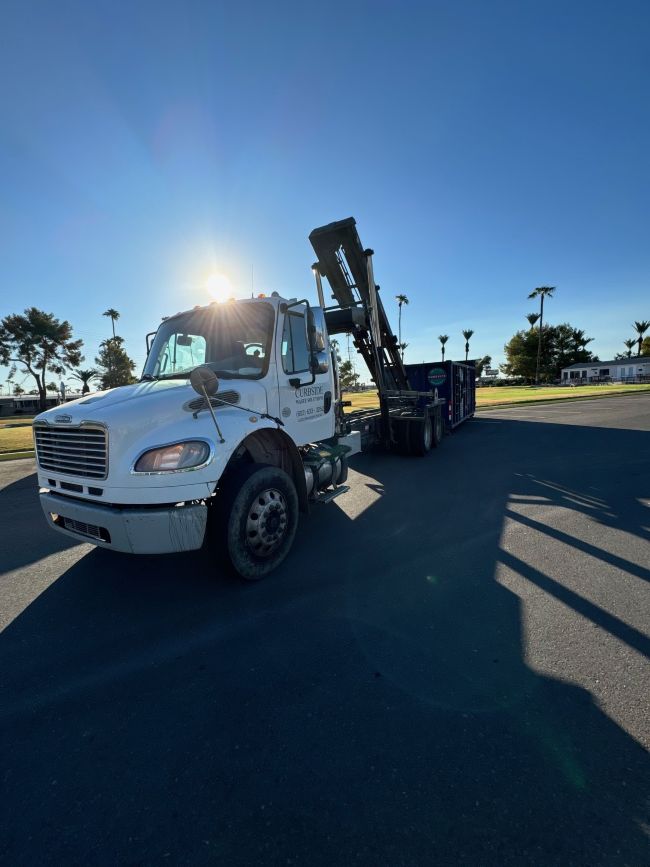 Roll Off Dumpster Truck in Phoenix (web) - Curbside Waste Solutions