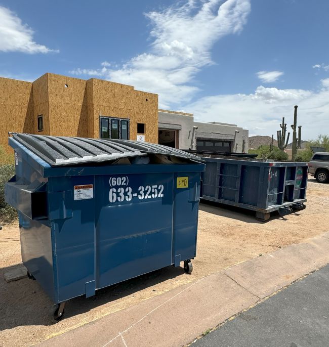 Small Trash Dumpster Rental in Phoenix - Curbside Waste Solutions